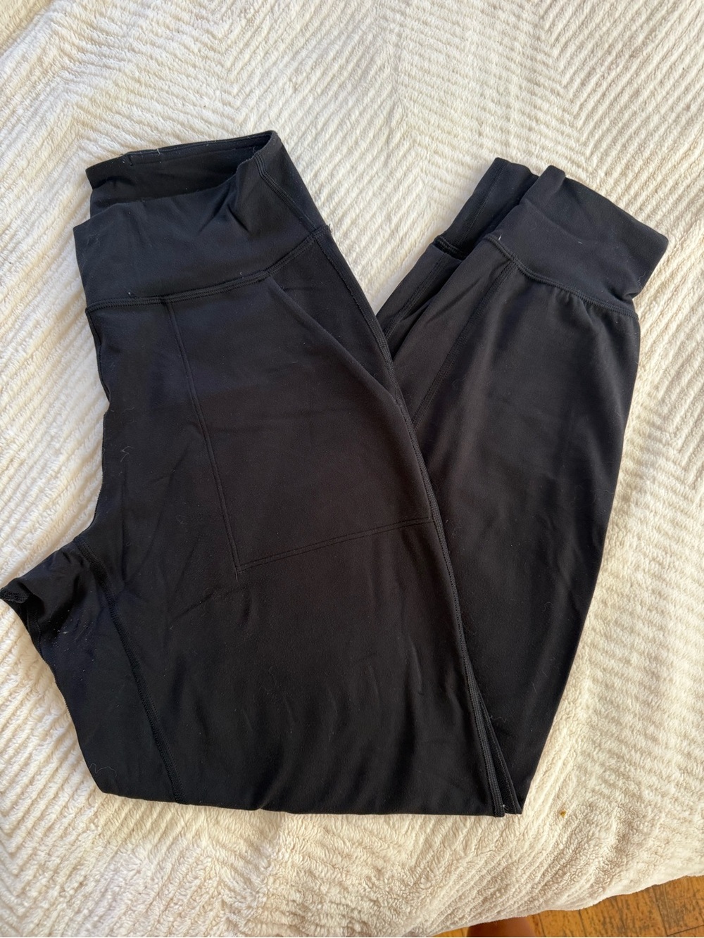 lululemon athletica Black High-Rise Track Joggers